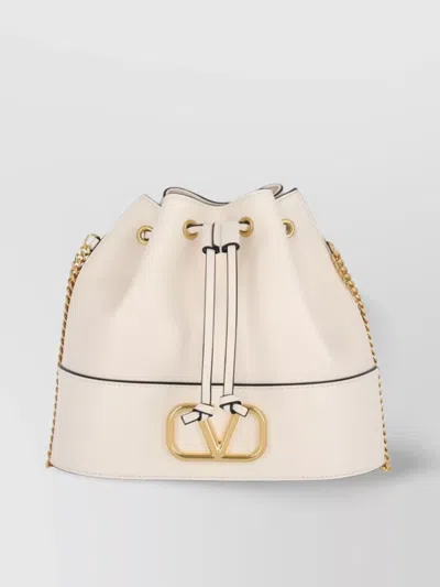 Valentino Garavani Bucket Bag With Chain Strap And Gold-tone Hardware