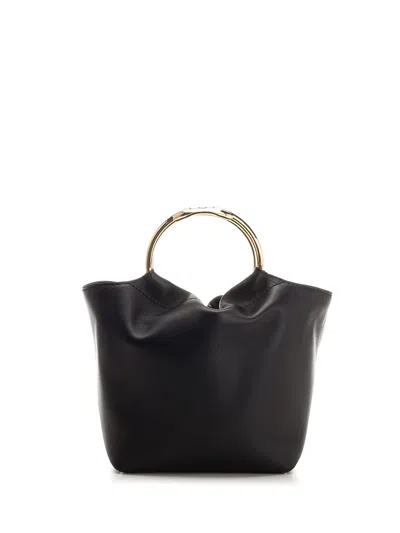 Valentino Garavani Bucket Handbag In Black