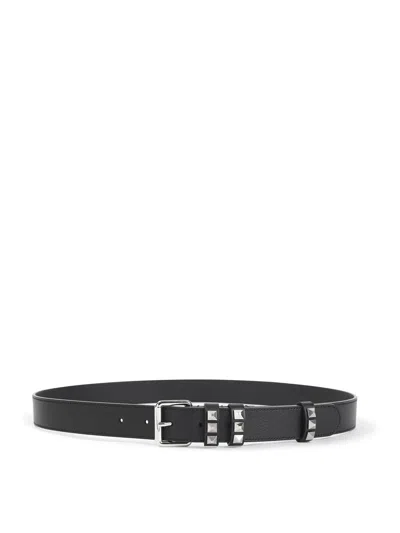Valentino Garavani Buckle Belt In Blue