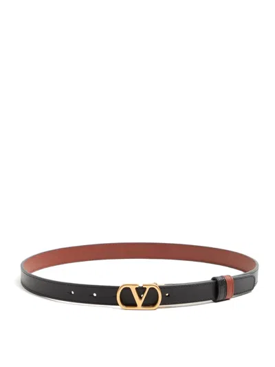 Valentino Garavani Buckle Belt In Black