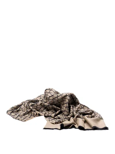 Valentino Garavani Toile Iconographe Stole In Beige