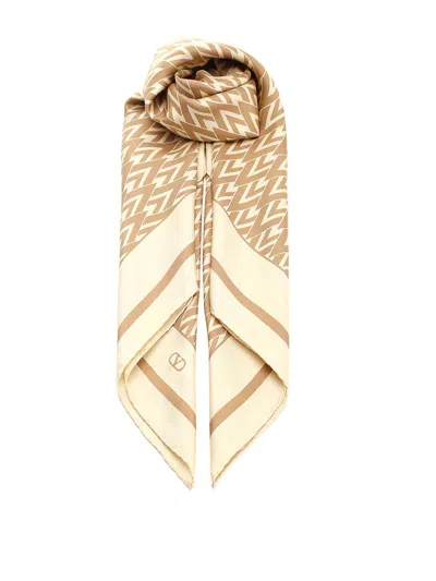 Valentino Silk Scarf In Multi