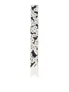 Valentino Floral Patterned Scarf Pointed Ends In Multi