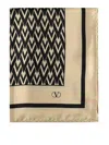 Valentino Garavani Toute La V Scarf In Black
