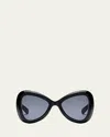 Valentino Butterfly Acetate Sunglasses