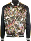 VALENTINO BUTTERFLY-PRINT BOMBER JACKET