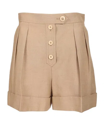 VALENTINO VALENTINO PLEATED TAILORED SHORTS