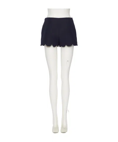 Valentino Button-down Skirt In Blue