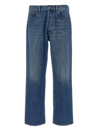 Valentino Five-pocket Jeans In Multi