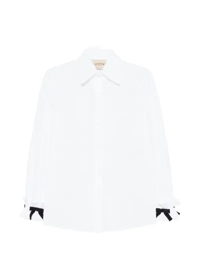 Valentino Button Shirt In White