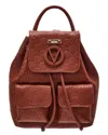 Valentino By Mario Valentino Abraham Dollaro Monogram Leather Backpack