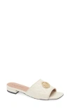 Valentino By Mario Valentino Afrodite Slide Sandal In Cream