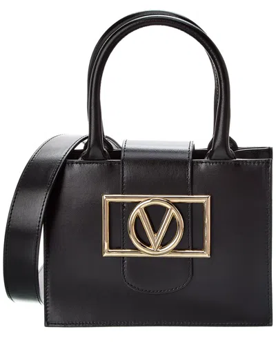 VALENTINO BY MARIO VALENTINO AIMEE SUPER V LEATHER TOTE