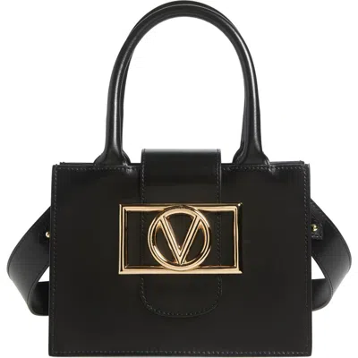 Valentino By Mario Valentino Aimee Super V Satchel In Black