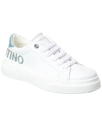 Valentino By Mario Valentino Alice Leather Sneaker In White