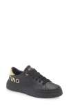 Valentino By Mario Valentino Alice Low Top Sneaker In Black