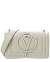 Valentino By Mario Valentino Alice Rock Leather Shoulder Bag