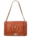 Valentino By Mario Valentino Alice Signature Leather Shoulder Bag In Brown