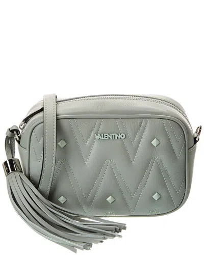Valentino By Mario Valentino Amel Diamond Leather Crossbody In Green