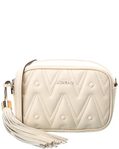 Valentino By Mario Valentino Amel Diamond Leather Crossbody In White ModeSens