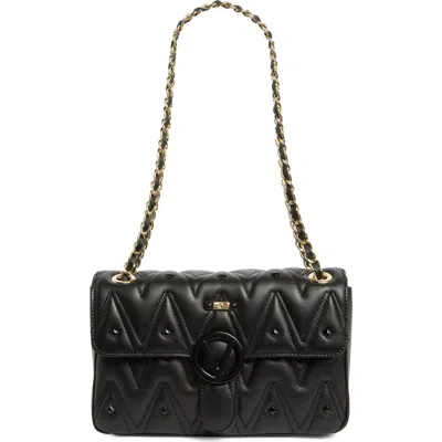 Valentino By Mario Valentino Antionette Diamond Quilted Crossbody Bag In Black