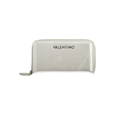 Valentino By Mario Valentino Argento Polyurethane Women's Wallet In Silver