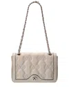 Valentino By Mario Valentino Auror Monogram Shoulder Bag In Grey