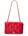 Valentino By Mario Valentino Auror Monogram Shoulder Bag In Red