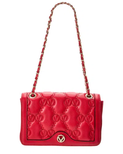 Valentino By Mario Valentino Auror Monogram Shoulder Bag In Red