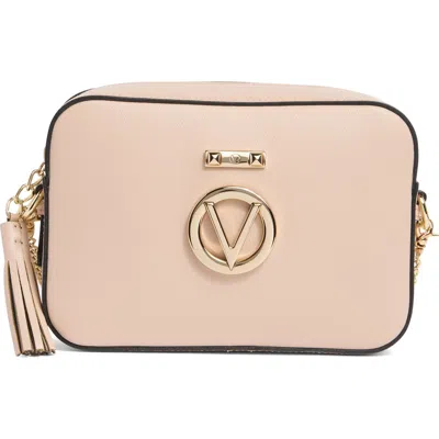 Valentino By Mario Valentino Babette Bonbonniere Rose Leather Camera Bag In Pink