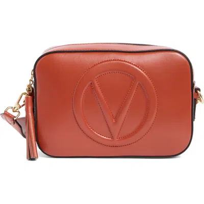 Valentino By Mario Valentino Babette Broderie Crossbody Bag In Rust