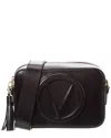 Valentino By Mario Valentino Babette Broderie Leather Crossbody
