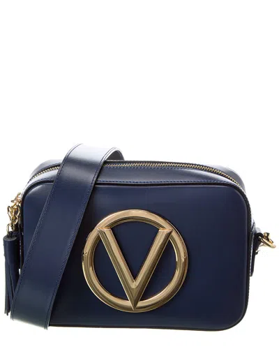 Valentino By Mario Valentino Babette Leather Crossbody In Blue