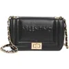 Valentino By Mario Valentino Beatriz Embossed Crossbody Bag In Black