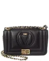 Valentino By Mario Valentino Beatriz Leather Shoulder Bag In Black