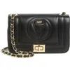 Valentino By Mario Valentino Beatriz Signature Leather Crossbody Bag In Black