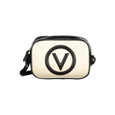 Valentino By Mario Valentino Beige Cotton Women Shoulder Bag In Multi
