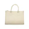Valentino By Mario Valentino Beige Polyethylene Handbag