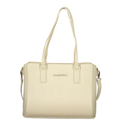 Valentino By Mario Valentino Beige Polyethylene Handbag In Metallic