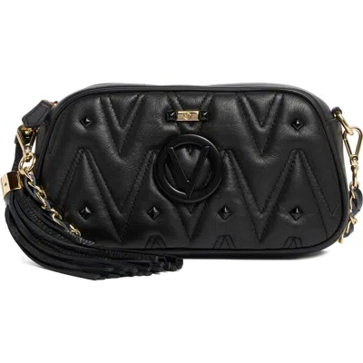 Valentino By Mario Valentino Bella Pyramid Stud Crossbody Bag In Black