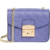 Valentino By Mario Valentino Bijou Dollaro Monogram Crossbody Bag In Blue