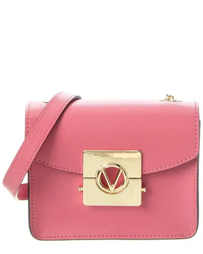 Valentino By Mario Valentino Bijou Leather Crossbody In Pink
