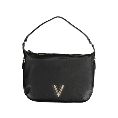 Valentino By Mario Valentino Pebbled-effect Shoulder Bag In Black
