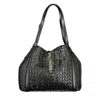 Valentino By Mario Valentino Black Polyethylene Handbag