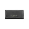 Valentino By Mario Valentino Black Polyethylene Wallet
