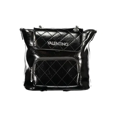 Valentino By Mario Valentino Black Polyurethane Women's Backpack