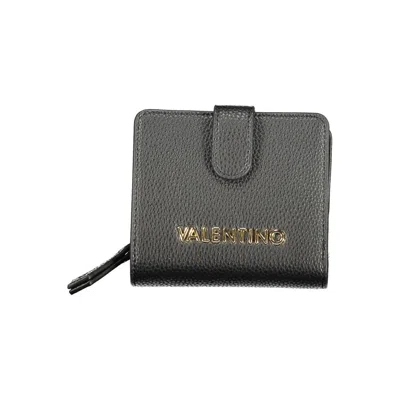 Valentino By Mario Valentino Black Polyurethane Women Wallet