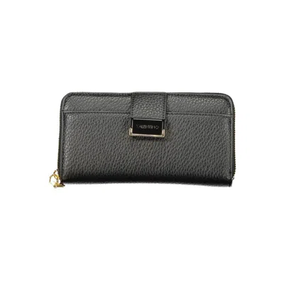 Valentino By Mario Valentino Black Polyurethane Women Wallet