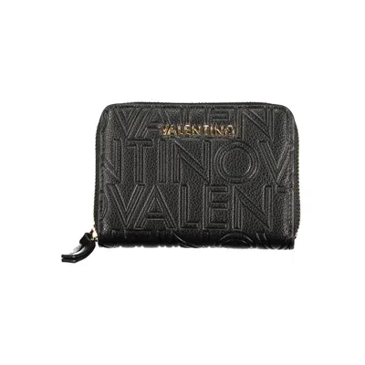 Valentino By Mario Valentino Black Polyurethane Women Wallet