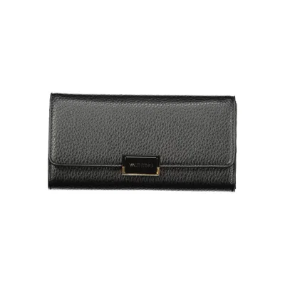 Valentino By Mario Valentino Black Polyurethane Women Wallet